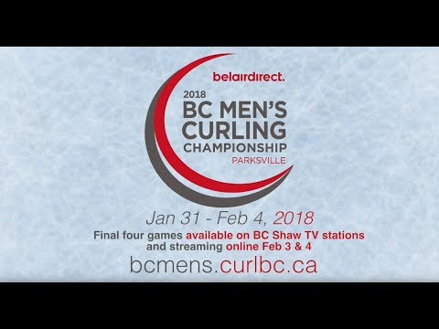 2018 BC Men's Curling Championship Page 3 vs 4 - Montgomery vs. Joanisse