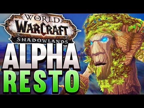 Restoration Druid First Look! WoW Shadowlands Alpha!