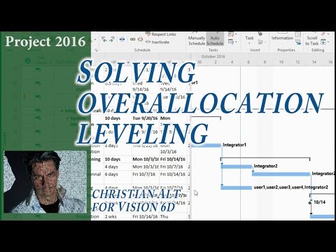 # 13 MS Project 2016 ● Solve Overallocation ● Level Resources