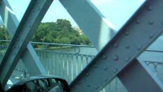preview picture of video 'Bridge between Valença do Minho and Tui, Portugal and Spain.'