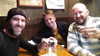 Drinking in a Tokyo Bar with Mr. Bald & Backpacker Ben