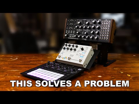 Mirai Varidock System (VB1000, VX 1015, VT 1081) Modular Desktop Stands for Synth/Eurorack/Pedals/Effects image 9