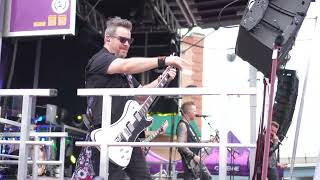 Hinder performing "Intoxicated" at Fridays on the  Plaza - Cheyenne, WY - June 14, 2024