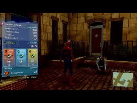 Spider-Man PS4 DLC Turf Wars - Screwball Stealth Challenge #1 Gold