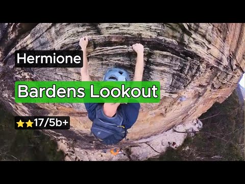 Climbing Hermione ⭐️⭐️ (17) at Little Triggers @ Bardens Lookout, Blue Mountains
