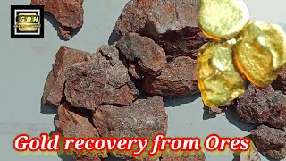 Stone gold  recovery/gold ore process/how to recover gold from rocks
