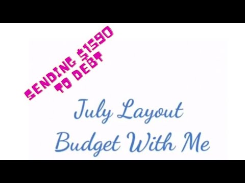 First look at July 2022 budget, Sending $1590 to debt in first two weeks, Canadian new budgeter