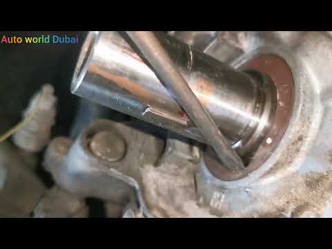 how to change crankshaft oil seal/ how to replace front crankshaft oil seal