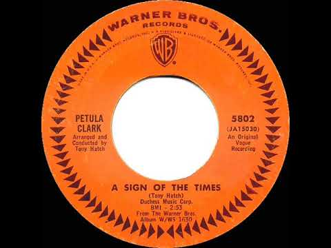 1966 HITS ARCHIVE: A Sign Of The Times - Petula Clark (mono 45)