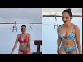 Rakul Preet Singh And Pragya Jaiswal Taking Ice Bath In A Bikni