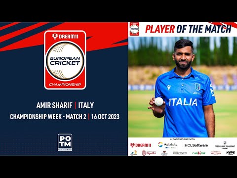 POTM: A.Sharif - ITA vs NED-XI | Highlights | Dream11 ECC23 | 16 Oct 2023 | ECC23.086