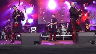 Red Hot Chilli Pipers, Kieler Woche 2014, 26.06.2014