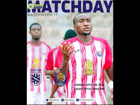 SPORTING LAGOS FA vs DINO SC