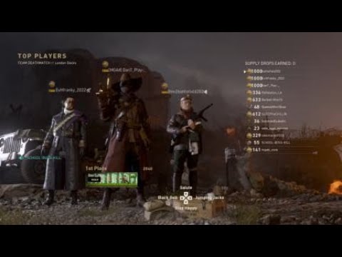 Call of Duty®: WWII team deathmatch london docks win 75 to 51 14 & 3