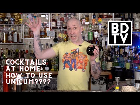 Cocktails At Home | How To Use Unicum????