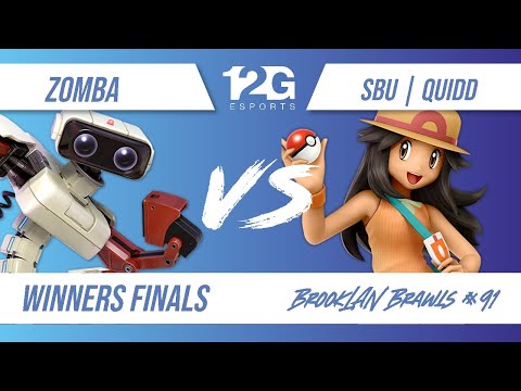 BrookLAN Brawls 91 - Zomba (Rob) v. SBU | Quidd (Pokemon Trainer) - Winners Finals