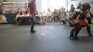 Ashton James Viltz vs. Henry Esquives @ Carlsbad Kickboxing Club 9/10/16 Round 3