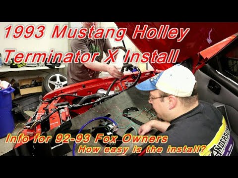 1993 Mustang Project Holley Terminator X Install