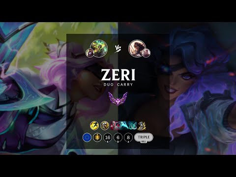 Zeri ADC vs Samira - EUW Master Patch 12.9