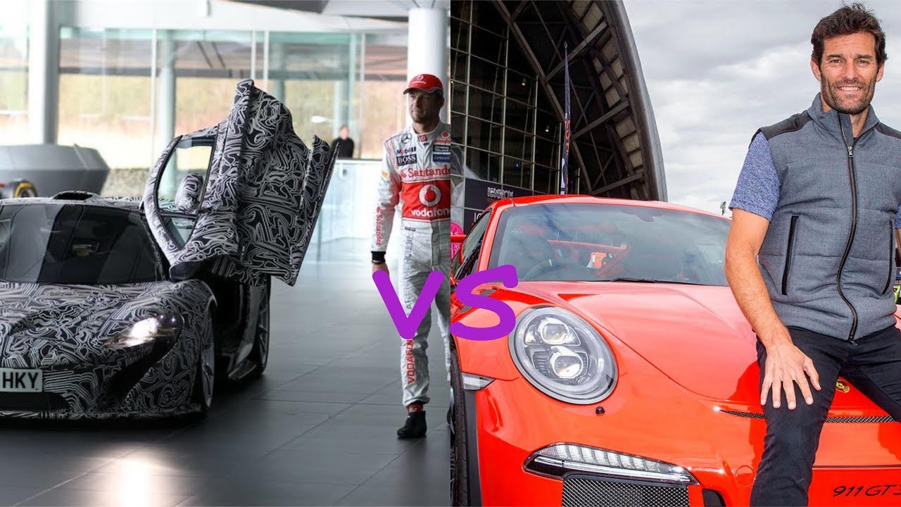 Jenson button cars vs Mark webber cars (2018)