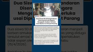 2 Siswa SD di Pangandaran Dianiaya Lansia Gegara Mengejek, Korban Terluka seusai Disayat Parang