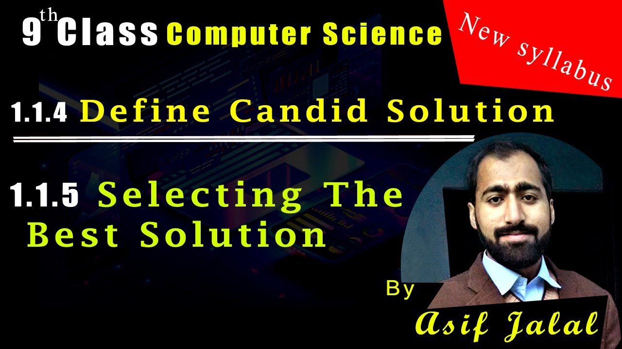 Class 9 Computer Book  | candid solution in computer science