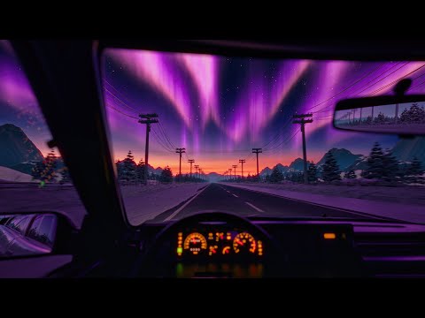Aurora Borealis Drive - 12 Hours - 4K 60fps