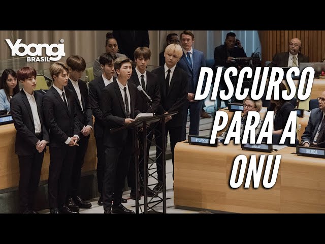 Discurso do RM (BTS) para a ONU [Legendado PT/BR]