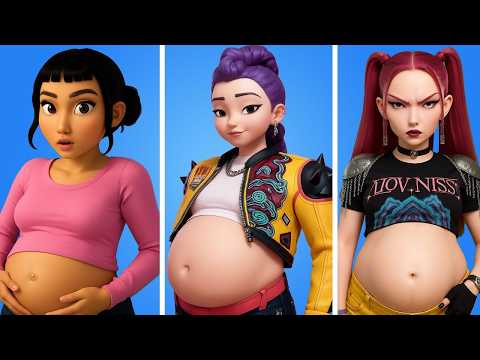 Arme VS Reiche VS Mega Reiche KPop Dämonenjäger im Gefängnis 👶 Geniale Schwangerschaft Hacks