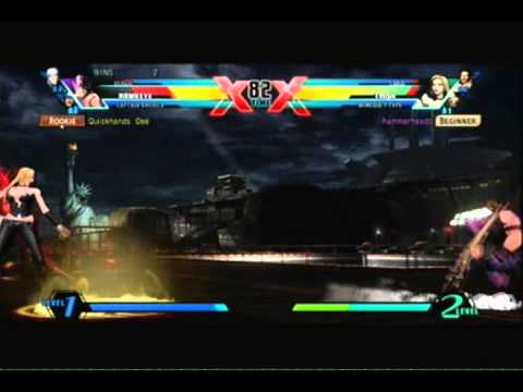 Ultimate Marvel vs Capcom 3 (online rage quit)