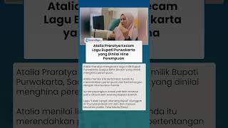 Download lagu Atalia Praratya Kecam Lagu Bupati Purwakarta, Dinilai Rendahkan Perempuan mp3