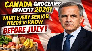 🚨 Canada Groceries Benefit 2026: What Seniors Must Know Before July