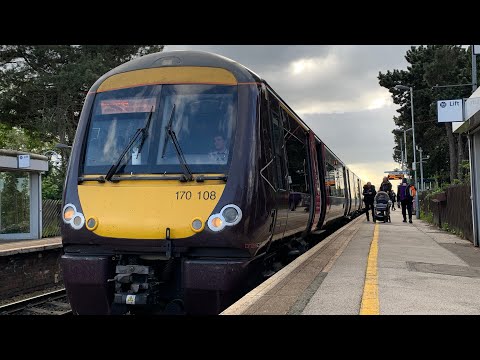 CrossCountry 170108 Departs Long Eaton | 1M98 Gloucester to Nottingham | 10/05/21