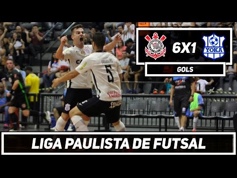 Gols - Corinthians/UNIP 6x1 Yoka - LPF | Semifinal