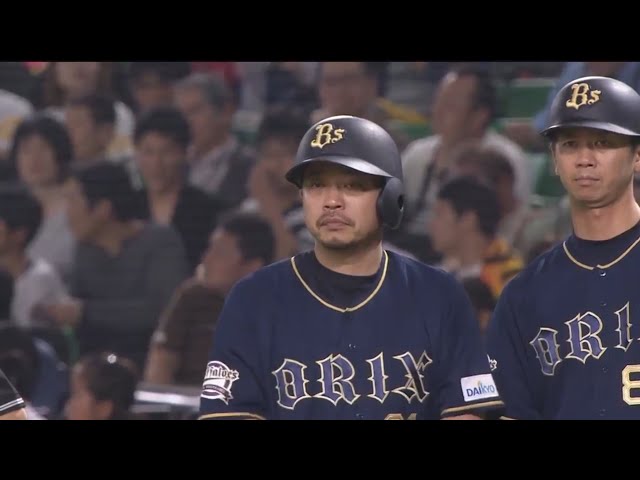 【1回表】打撃好調!! バファローズ・小谷野が2試合連続の先制打を放つ!! 2017/4/15 H-Bs