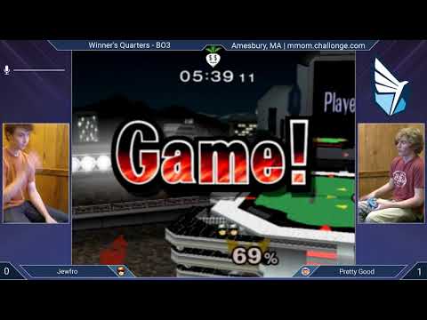 MMOM159 SSBM - Jewfro (C. Falcon) vs. Pretty Good (Ice Climbers) - Melee WQF