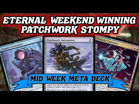ETERNAL WEEKEND WINNING PATCHWORK STOMPY! Legacy Monoblue Artifact Beatdown MTG