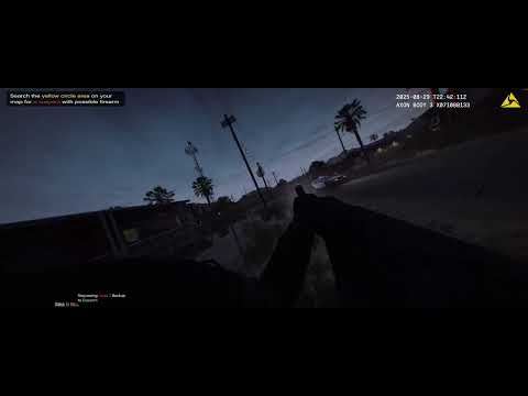 GTA V - LSPDFR mods - Shot fire - Gameplay 4k