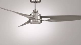 1_Watch A Video About the Casa Vieja Mystere Brushed Nickel Indoor Outdoor LED Ceiling Fan