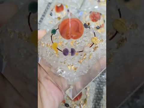 White crystal orgone pyramid, for vastu