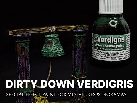Dirty Down Verdigris time lapse - Special water-based paint for a highly realistic result #dirtydown