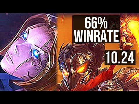 ORIANNA vs VIKTOR (MID) | 66% winrate, 4/2/9 | KR Grandmaster | v10.24