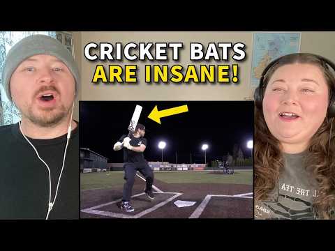 Americans React: CRICKET Bat vs BASEBALL Bat