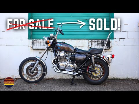 The Old School CB750 Chopper Is SOLD!  But First....New Exhaust!