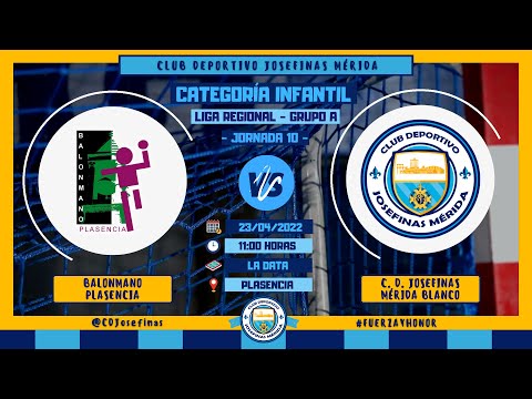 J10 Plasencia -Vs- CD Josefinas Blanco - Jornada 10 Grupo A - Infantil Blanco (23-04-2022)