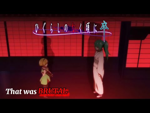 Higurashi When They Cry ~ Sotsu / Satoko kills Mion & herself, Episode 6