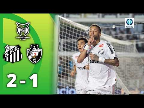 Neymar-Doppelpack inklusive Lupfer! Superstar glänzt beim Liga-Comeback | Santos FC - Vasco da Gama