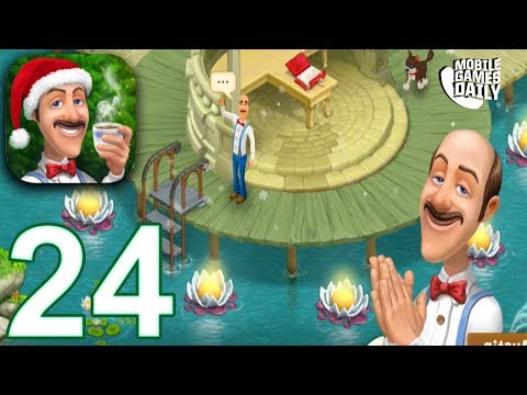 GARDENSCAPES NEW ACRES STORY Walkthrough Gameplay Part 24 - Day 21 (iOS Android)