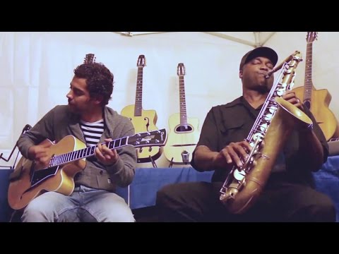 "Bye Bye Blues" James CARTER saxophone, Mathias LEVY violin, Romane & Pierre MANETTI guitares