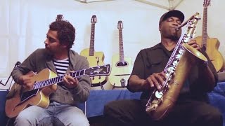 "Bye Bye Blues" James CARTER saxophone, Mathias LEVY violin, Romane & Pierre MANETTI guitares